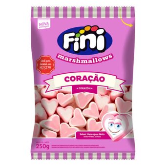Bala Fini Marshmallow Coracao 250g