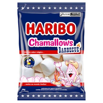 Bala Haribo Marshmallow Barbecue 70g 