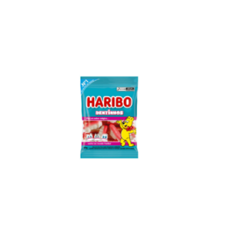 Bala Gelatina Haribo Dentinhos 80g 