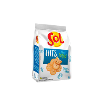 Biscoito Salgado Sol Hits Original 80g