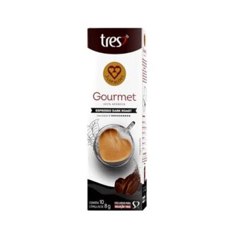 Cafe 3 Coracoes Capsulas Gourmet Dark Roast 10un