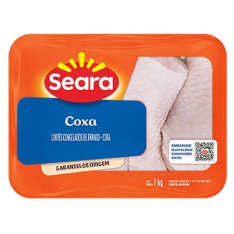 Coxa Frango Seara Congelado Bandeja 1kg