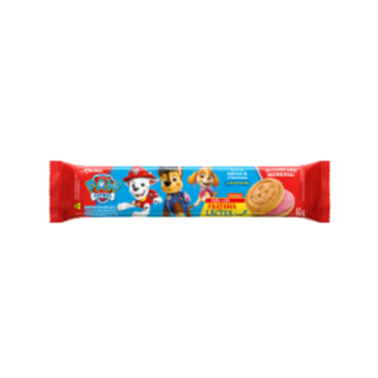 Biscoito Recheado Marilan Patrulha Canina Morango 80g 