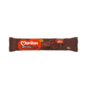 Biscoito Recheado Marilan Chocolate 80g