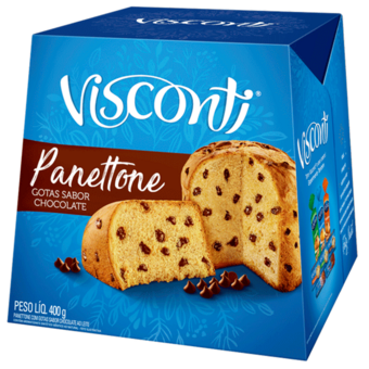 Panetone Visconti Gotas De Chocolate 400G