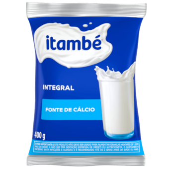 Leite Em Pó Itambé Integral Sachê 400G