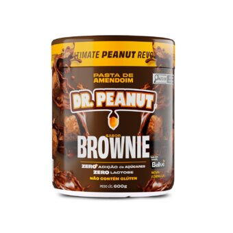 Pasta Amendoim Dr Peanut Zero Brownie 600g