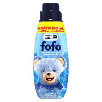 Amaciante Fofo Concentrado Promo Azul Tudao 500ml