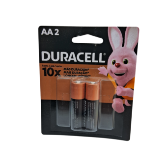 Pilha Duracell Alcalina Pequena AA 2un