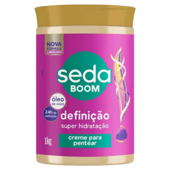 Creme Pentear Seda Boom Definicao Super Hidratacao 1kg