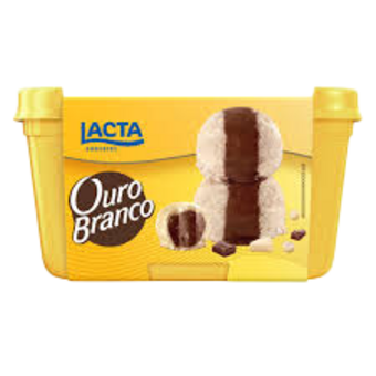 Sorvete Lacta Ouro Branco 485g 