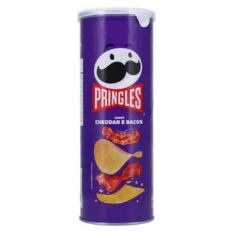 Batata Frita Pringles Cheddar Bacon 105g 