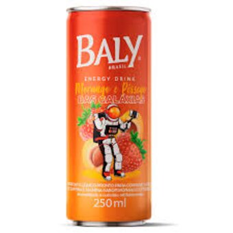 Bebida Energetica Baly Drink Morango/ Pessego Lata 250ml