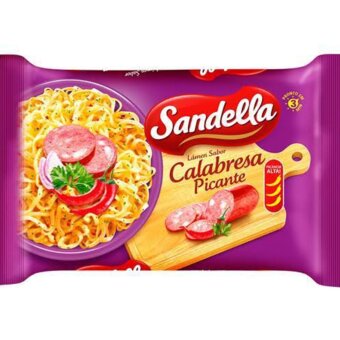 Macarrao Instantaneo Sandella Calabresa Picante 85g 