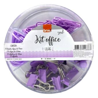 Kit Office Brw Lilas 4pcs 