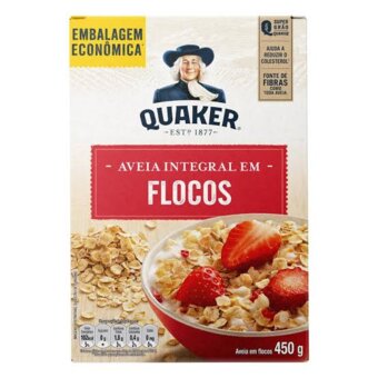 Aveia Flocos Quaker Caixa Regular 450g 