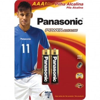 Pilha Palito Aaa Panasonic Embalagem 2Un