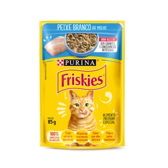 Racao Gato Friskies Sache Peixe Ao Molho 85g
