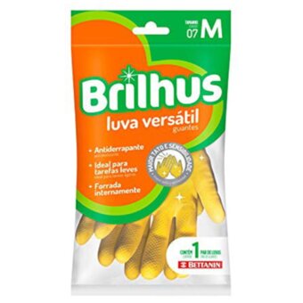 Luva Multiuso Brilhus Versatil Tamanho M
