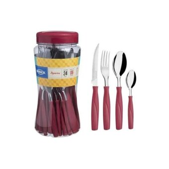Faqueiro Brinox Itaparica Preto 25pcs
