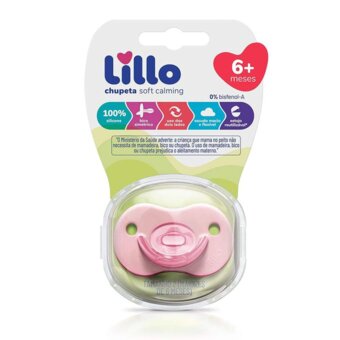 Chupeta Lillo Soft Divertida N.2 Rosa