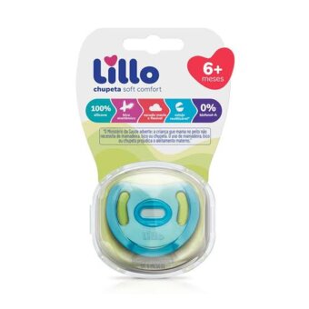Chupeta Lillo Soft Divertida N.2 Azul