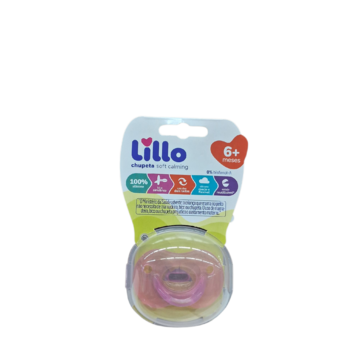 Chupeta Lillo Soft Calming Silicone N.2 Rosa