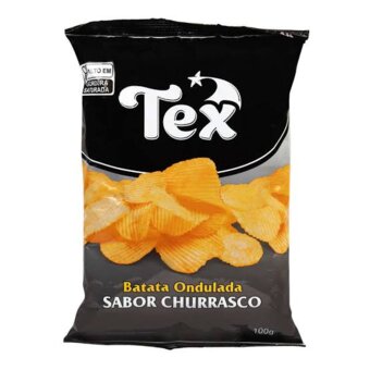 Batata Frita Tex Ondulada Churrasco 100g 