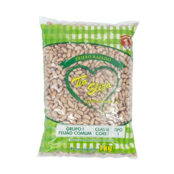 Feijao Rajado Tia Eliza 1kg