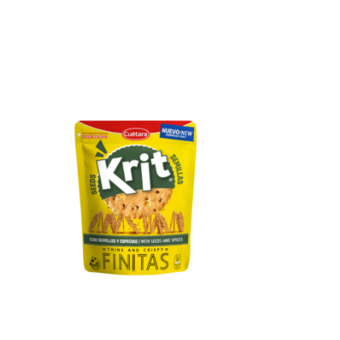 Biscoito Krit Cuetara Finitas C/ Semente 150g