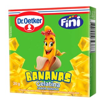 Gelatina Oetker Banana 20g 