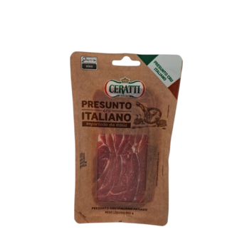 Presunto Cru Ceratti Italiano Fatiado 100g