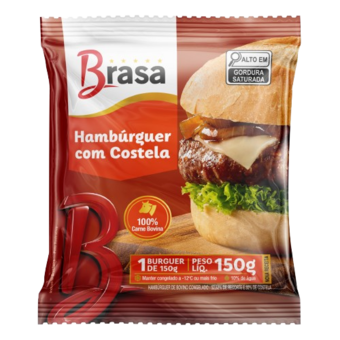 Hamburguer Gourmet Brasa Costela 150g 