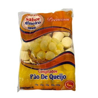Pao Queijo Sabor Mineiro Congelado 1kg