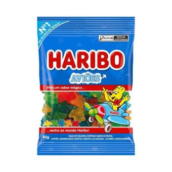 Bala Gelatina Haribo Avioes 50g