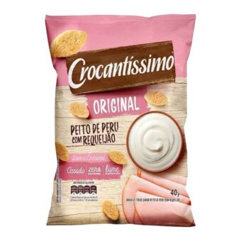 Salgadinho Crocantissimo Peito Peru / Requeijao 40g
