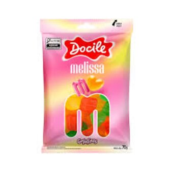 Bala Gelatina Docile Melissa 70g 
