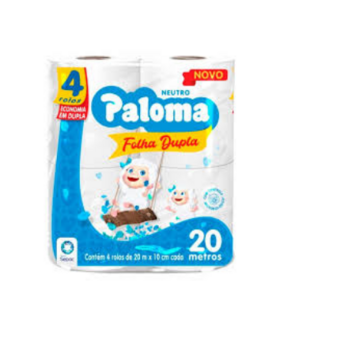 PAPEL HIG PALOMA FD 20M 4UN NEUTRO