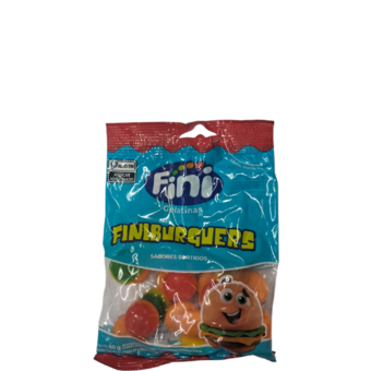 BALA RECH GELATINA FINI 80G FINIBURGUERS