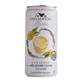 CHA VERDE CASA MADEIRA LT 269ML LIM SIC/ALECRIM