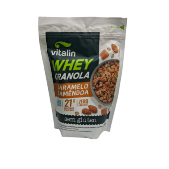 GRANOLA VITALIN S/GLUT 180G WHEY CARAMELO/AMEND