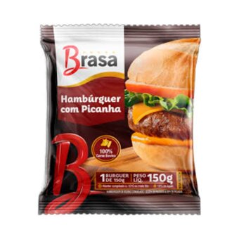 HAMB GOURMET BRASA BURG 150G. PICANHA