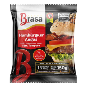 HAMB BRASA BURG AGNUS 150G S/TEMP