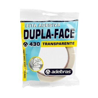 Fita Dupla Face Adelbras 12Mmx30M