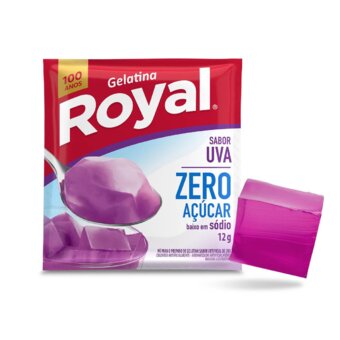 GELATINA ROYAL ZERO 12G UVA