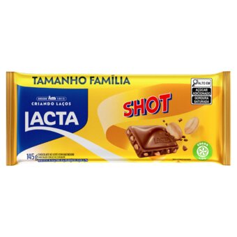 CHOC LACTA 145G SHOT
