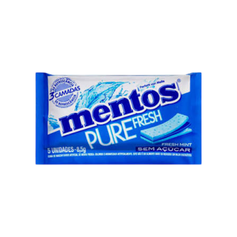 GOMA MASCAR MENTOS 3 CAMADAS 8.5G FRESH MINT