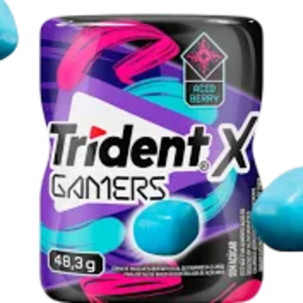 CHICLE TRIDENT 48.3G ACID BERRY