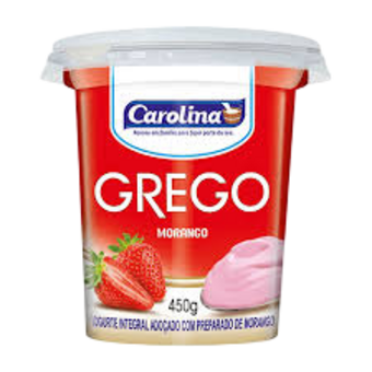 IOG CAROLINA GREGO 450G MORANGO