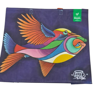 SACOLA RETORNAVEL CA-PRA-LA TAM M